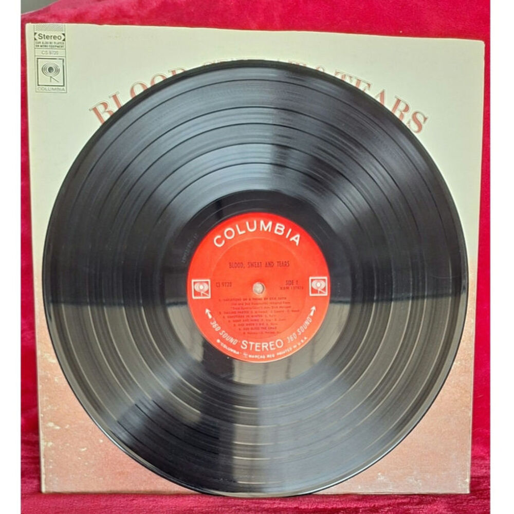 Original 1969 Blood Sweat & Tears- self-titled- orig. lp/vinyl record- vg+/vg+